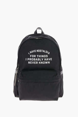 Fabric TRIOMPHE Backpack with Leather Trimmings