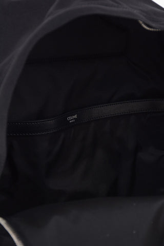 Fabric TRIOMPHE Backpack with Leather Trimmings