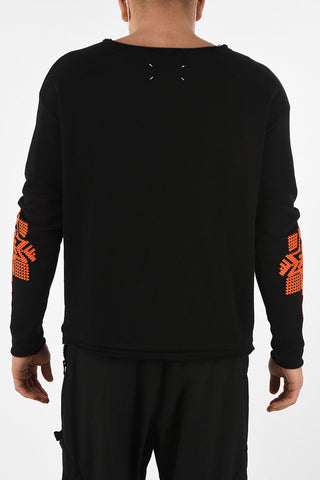 MM14 Embroidery Sleeve Sweatshirt