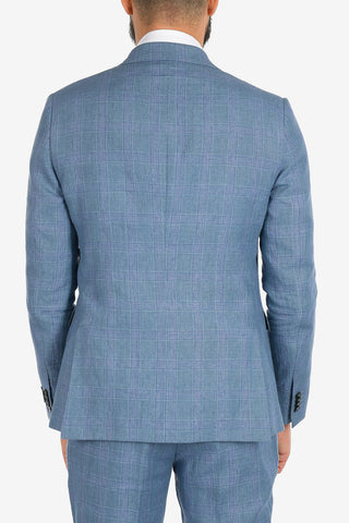 ZZEGNA District Check 2 Button Suit
