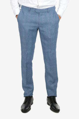 ZZEGNA District Check 2 Button Suit