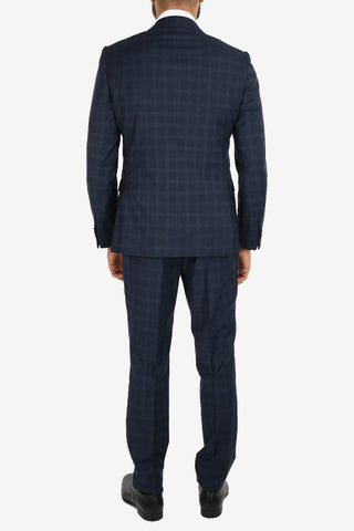 ZZEGNA Windowpane Check 2 Button Suit