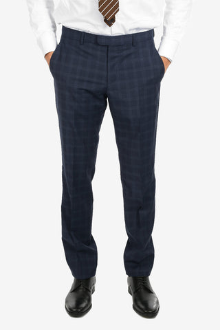 ZZEGNA Windowpane Check 2 Button Suit