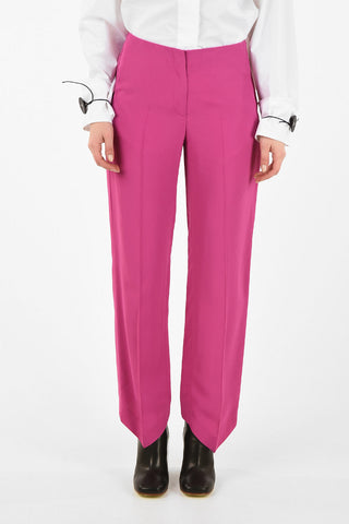 MM6 High-Rise Waist Single Pleat Pants
