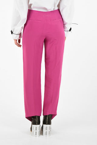 MM6 High-Rise Waist Single Pleat Pants