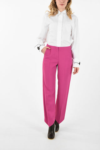 MM6 High-Rise Waist Single Pleat Pants