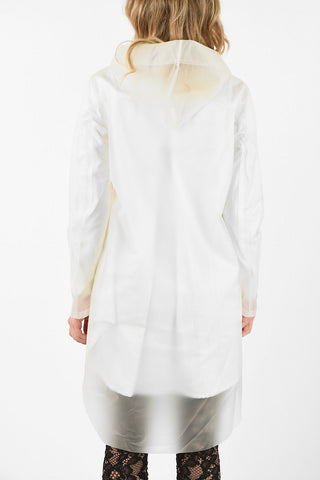 MM6 Waterproof Coat with Jewel Buttons