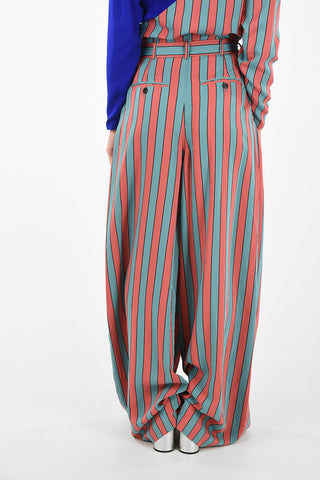 MM1 Pantalone Wide Leg a Righe