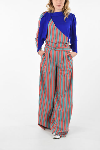 MM1 Pantalone Wide Leg a Righe