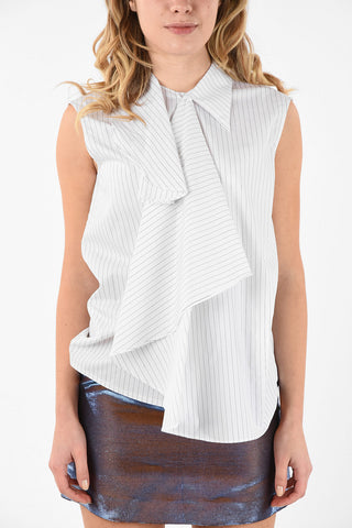 MM6 Camicia Wrap a Righe