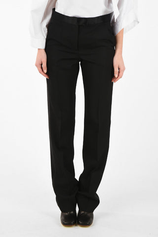 MM4 Cut Out Details Single Pleat Pants