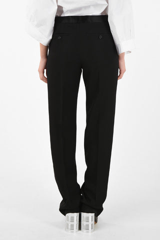 MM4 Cut Out Details Single Pleat Pants