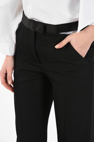 MM4 Cut Out Details Single Pleat Pants
