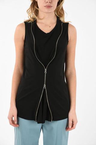 MM6 Zipped Top