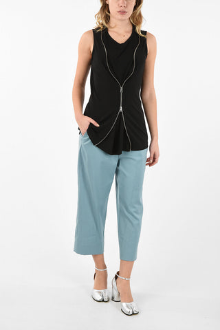 MM6 Zipped Top