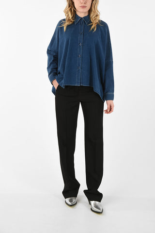 MM6 Flared Denim Shirt