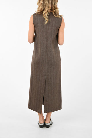 MM4 Vestito Shift Herringbone