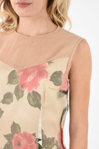 MM0 Vestito shift a fiori