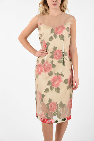MM0 Vestito shift a fiori