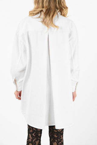 MM6 Camicia Oversize Tie Neck