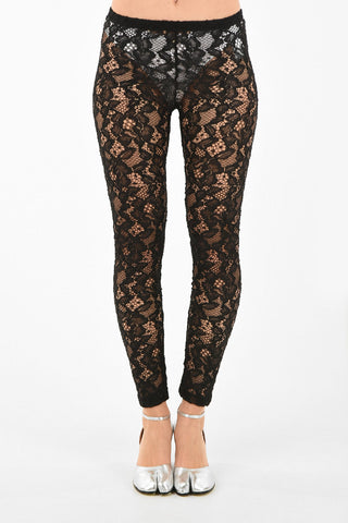 MM6 Macrame Lace Collant