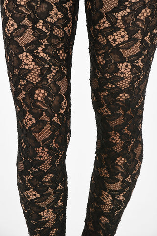 MM6 Macrame Lace Collant