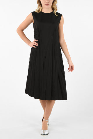 MM0 Vestito Tunic con Pieghe