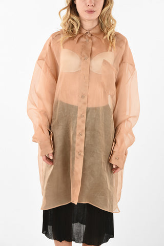 MM4 Camicia Sheer in Seta Oversize