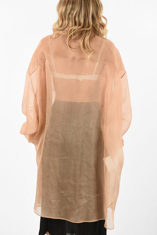 MM4 Camicia Sheer in Seta Oversize