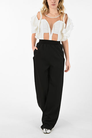 MM4 Virgin Wool Wide Leg Pant