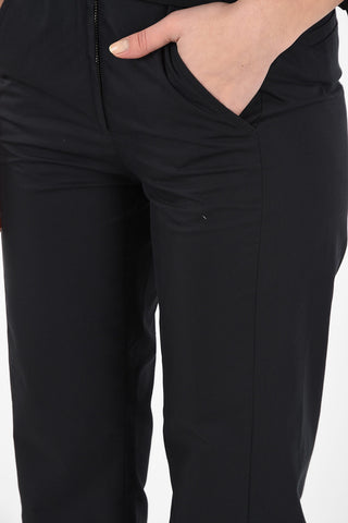 MM6 Pantalone Boot Cut con Zip Frontale