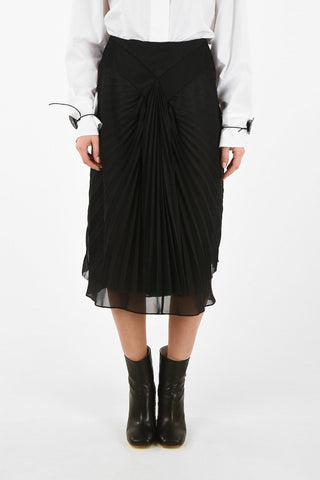 MM0 Draped Sheer Skirt