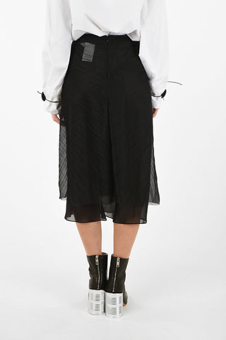 MM0 Draped Sheer Skirt