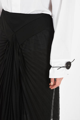 MM0 Draped Sheer Skirt