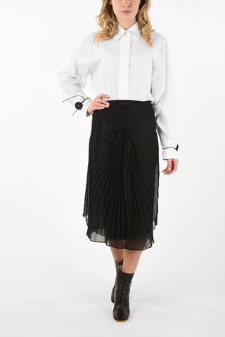 MM0 Draped Sheer Skirt