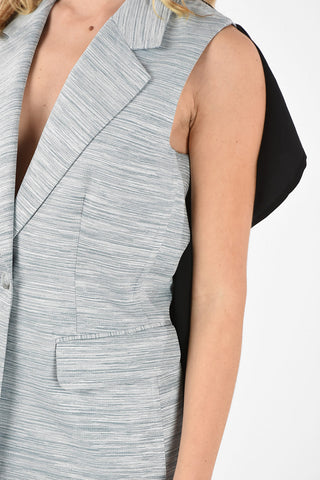 MM6 Lurex Asymmetrical Vest