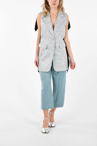 MM6 Lurex Asymmetrical Vest