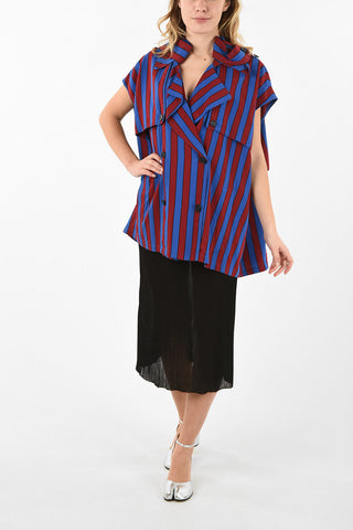 MM4 awning Striped Double Breasted Top