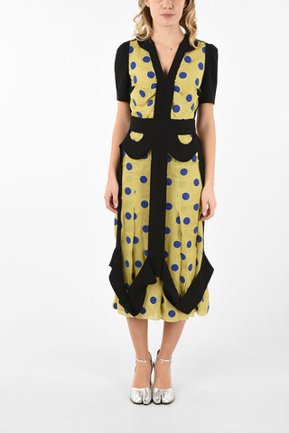 MM1 Silk Polka Dots Dress
