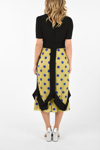 MM1 Silk Polka Dots Dress