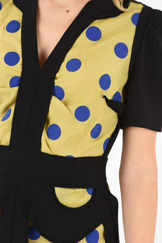MM1 Silk Polka Dots Dress