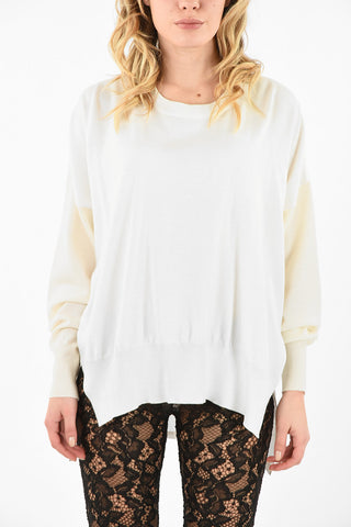 MM6 Side Split Asymmetrical Sweater