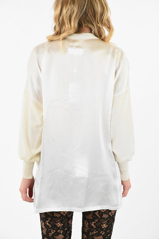 MM6 Side Split Asymmetrical Sweater