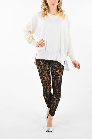MM6 Side Split Asymmetrical Sweater