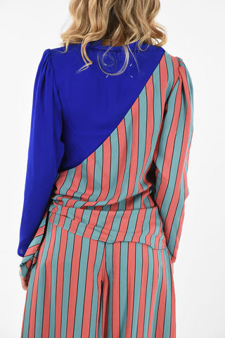 MM1 Asymmetrical Striped Top