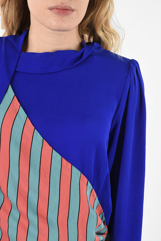 MM1 Asymmetrical Striped Top