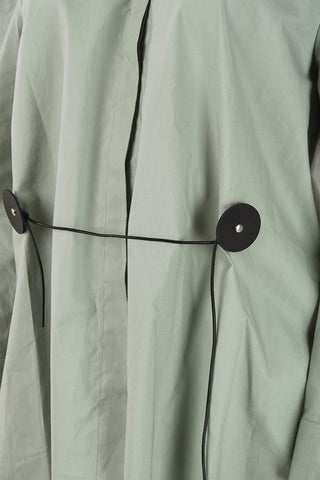MM6 Asymmetrical Shirt with Long Bell Sleeve