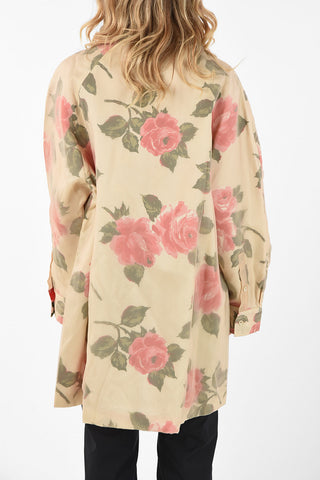 MM0 Roses-Print Oversize Shirt