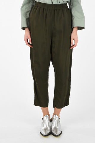 MM6 Drawstring Waist Capri pegged pants