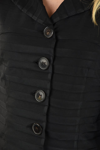 MM0 3/4 Sleeve Draped Blazer